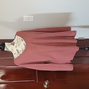 Lightweight waffle knit oversized top size large